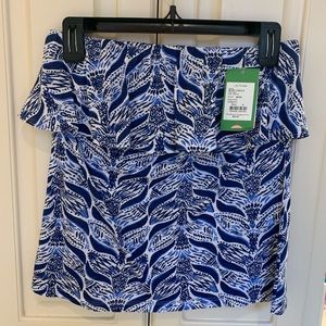 Lilly Pulitzer Wiley Ruffle Tube Top